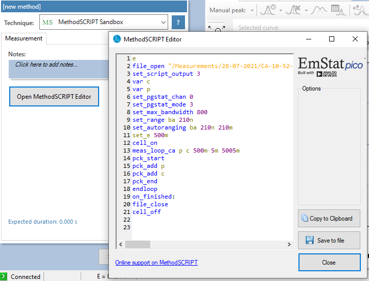 method script editor