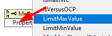 Select PowerFreq in the method Property context window
